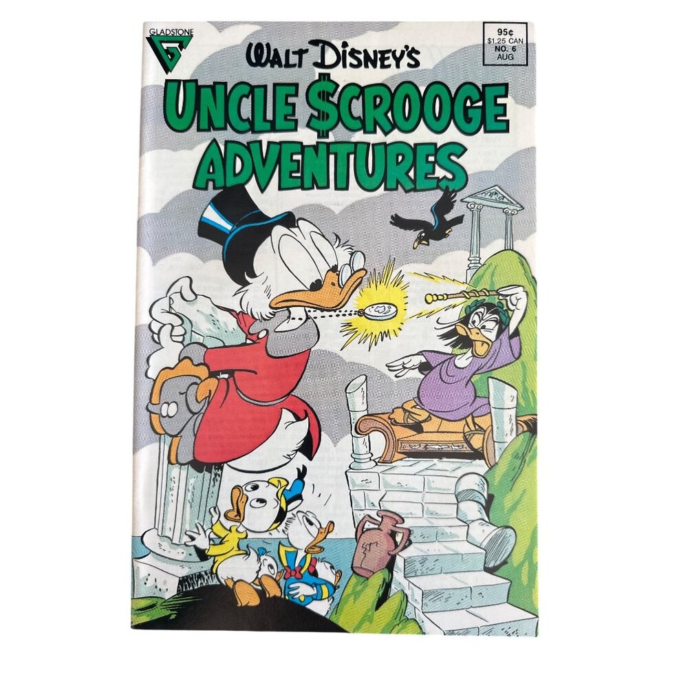 Gladstone Walt Disneys Uncle Scrooge Adventures #6 1988 Comic Aug Bagged Boarded